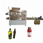 Mașină de umplere și de acoperire a flaconului pentru controlul PLC pentru PET, pentru pasta de tomate / sos fierbinte