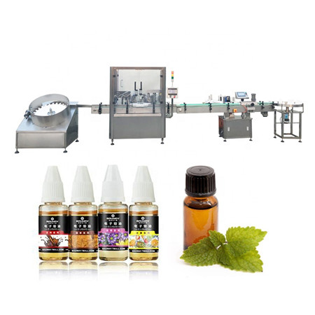 Loțiune cosmetică Mazăre de tutun Ceai din plante pentru animale de companie Control de mașină de umplere a sticlei