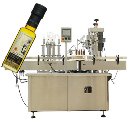 Mașină de umplere automată a sticlei de sticlă personalizată din fabrică de 30 ml, mașină de umplere a sticlelor lichide cu ulei esențial