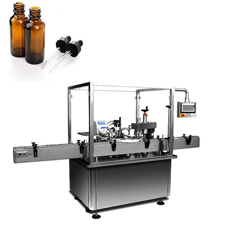 Mașină de umplere completă automată a umpluturii cu flacoane de ulei esențial de 10 ml 30 ml, cu plc și ecran tactil