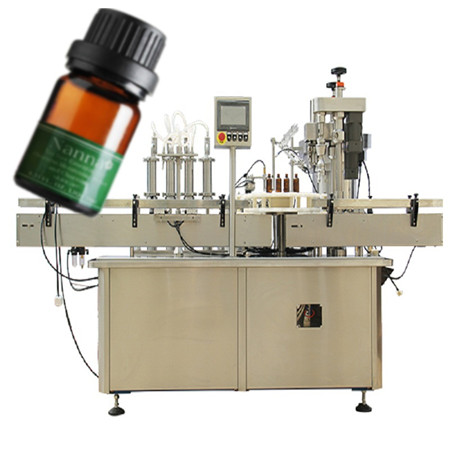Mașină de umplere a lichidului farmaceutic, cu capac pentru umplerea sticlelor și mașină automată de umplere a sticlelor