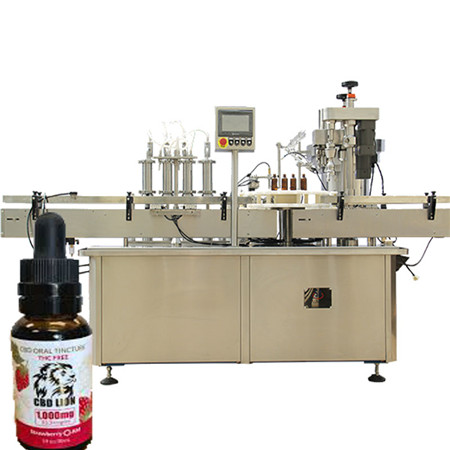 Mașină de umplere și acoperire cu ulei cosmetic 0,5 oz 15 ml Mașină de îmbuteliere de umplere cu lac de unghii cu 30 BPM